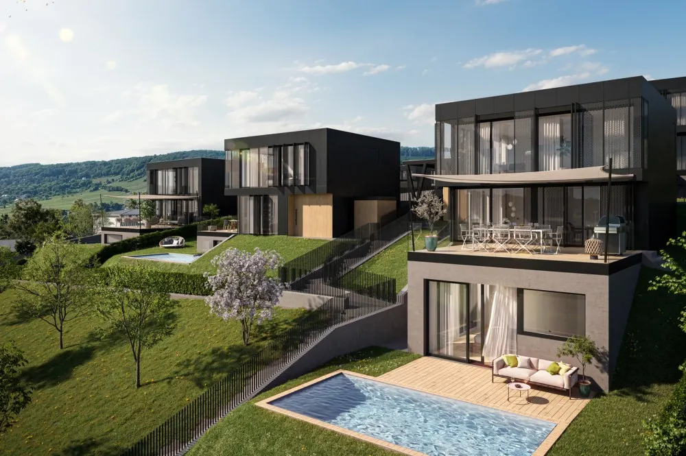 KITZIMMO-Neubau-Luxusvilla in Toplage kaufen - Immobilien Wien Döbling.