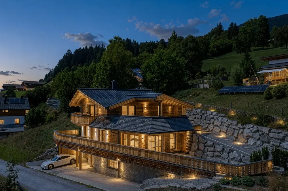 KITZIMMO-Exklusives Chalet am Sonnberg mit Panorama-Ausblick - Immobilien Zell am See.