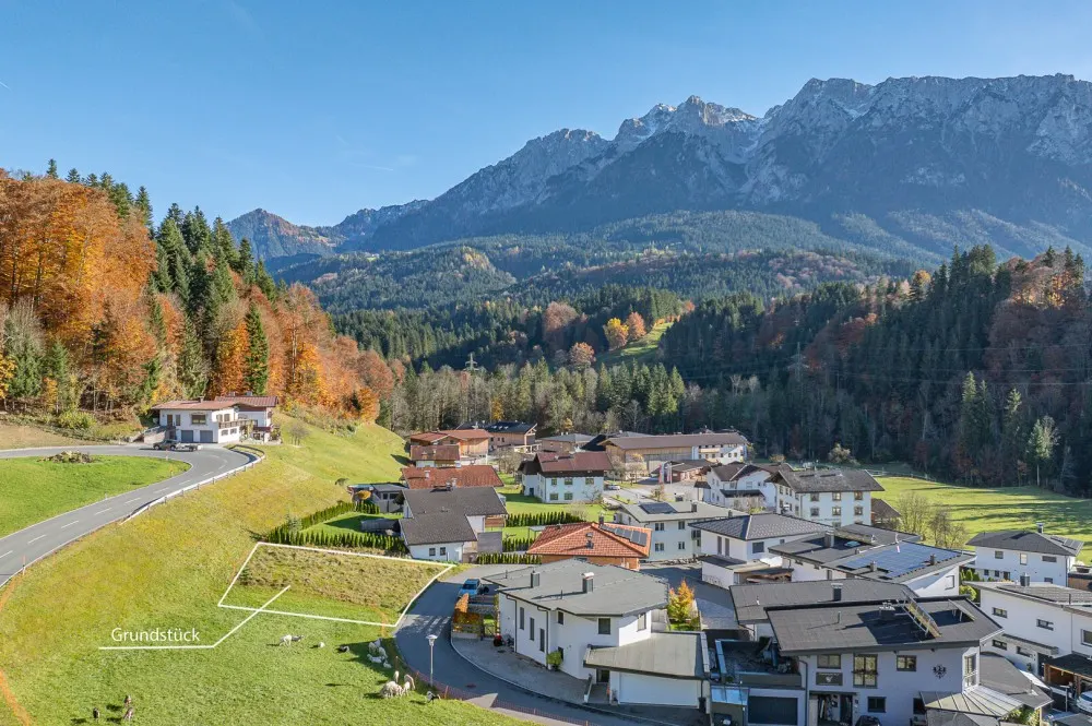 KITZIMMO-Baugrundstück mit traumhaftem Ausblick kaufen - Immobilien Kufstein.