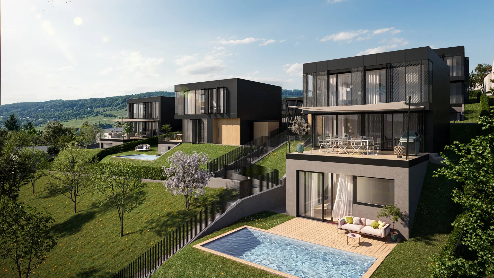 KITZIMMO-Neubau-Luxusvilla in Toplage kaufen - Immobilien Wien Döbling.