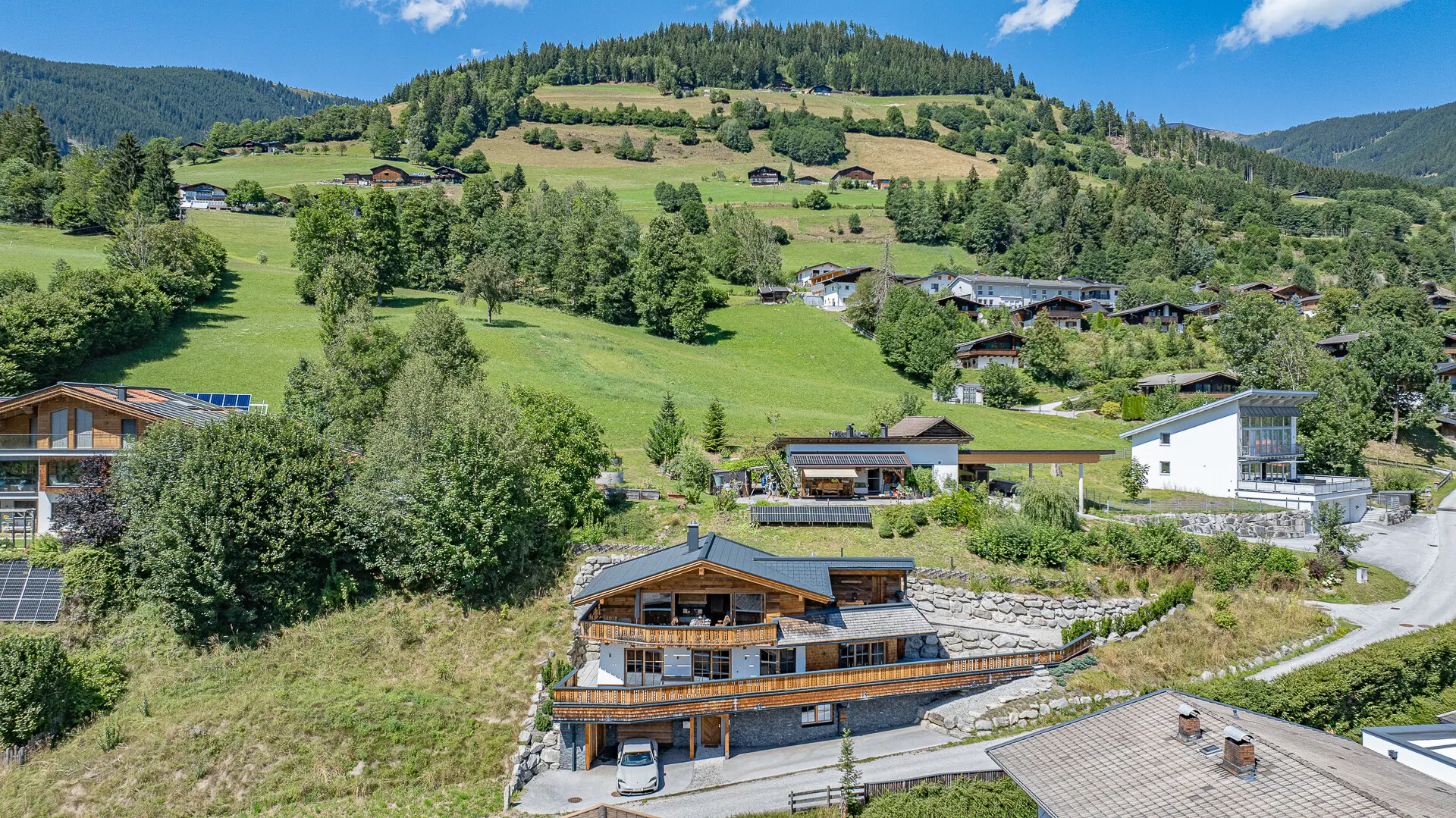 KITZIMMO-Exklusives Chalet am Sonnberg mit Panorama-Ausblick - Immobilien Zell am See.